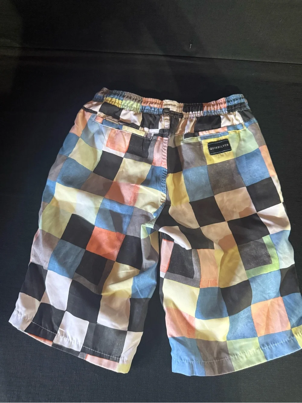 Quiksilver colorful checkered